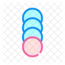 Cotton Pads Color Icon