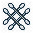 Cotton Buds Cosmetic Swabs Cotton Bud Icon