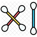Cotton Swab Cotton Buds Cosmetic Swabs Icon