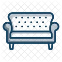 Settee Sofa Furniture Icon