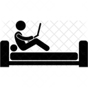 Couch Laptop Sofa Icon