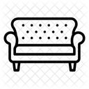 Settee Sofa Furniture Icon