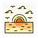 Coucher De Soleil Ciel Paysage Icon