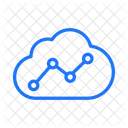 Cloud Analyse Diagramm Symbol