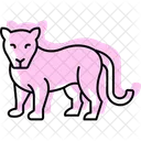 Cougar Animal Wildlife Icon