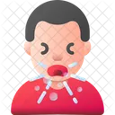 Cough Flu Virus Icon