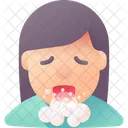 Cough Flu Virus Icon