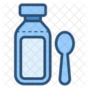 Cough Syrup Liquid Medicine Syrup Bottle Icon