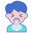 Coughing Vomiting Asthma Icon