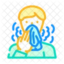 Coughing Sneezing Disease Icon
