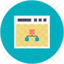 Flux Organigramme Diagramme Icône