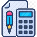 Calculator Count Paper Icon