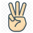 Count Gesture Hand Icon