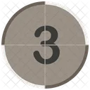 Movie Countdown Three Icon
