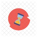 Countdown Timer Sandglass Icon