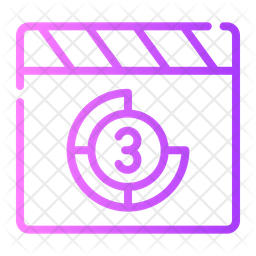 Countdown Icon - Download in Gradient Style