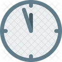 New Year Clock Icon