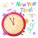 New Year Happy Event Icon