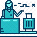 Travel Blue Counter Icon