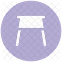 Counter Stool Furniture Icon