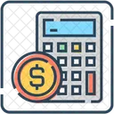 Counting Banking Dollar Icon
