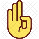 Counting on fingers  Icon