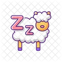 Counting sheeps  Icon