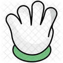 Four Fingers Counting Counting Sign Hand Gesture Icon