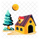 Country House Farm House House Building Icon