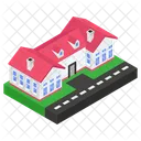 Farm Farmhouse Agriculture Building Icon