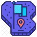 Country Map  Icon