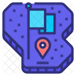 Country Map  Icon