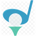 Golf Tee Hit Icon