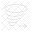 Coup De Vent Ouragan Tempete Icône