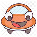 Laughing Car Transport Vehicle Icon