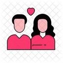 Couple Love Partnership Icon