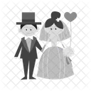 Bride Groom Couple Icon