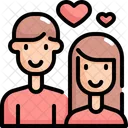 Couples Love Valentines Icon