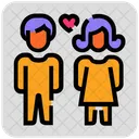 Valentine Day Couple Relationship Icon
