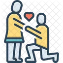 Couple Valentines Day Icon