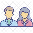Couple Business Employee Icon