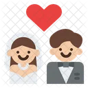 Couple Bride Love Icon