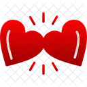 Couple Dating Hearts Icon