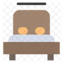 Couple Bed Couple Room Double Bed Icon