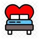 Couple Bed Bed Bedroom Icon