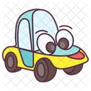 Cute Car Transport Vehicle Icon