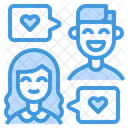 Couple Chat  Icon
