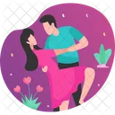 Dancing Dance Valentines Day Icon