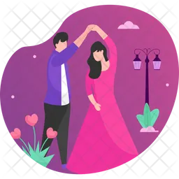 Couple dancing  Icon
