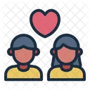 Couple Dating Love Romance Icon